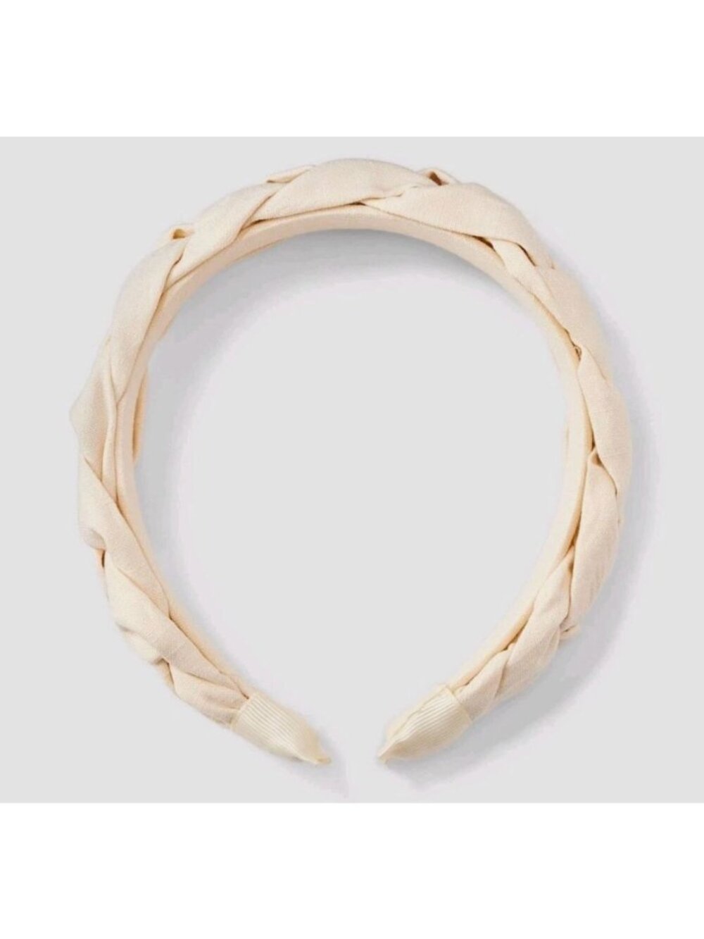 Universal Thread & Cat & Jack Headbands Set Cream Braided & White Bow Women's & - Picture 3 of 3